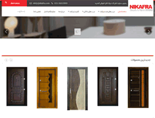 Tablet Screenshot of nikafra.com